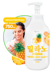 Milana dušivaht ananassiekstrakti ja piimavalkudega (750 ml pudel)