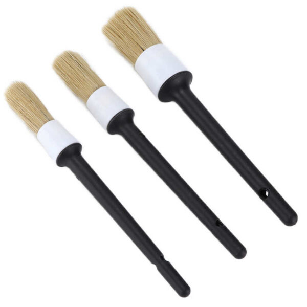 Loodusliku harjastega pintsli komplekt 3 tk