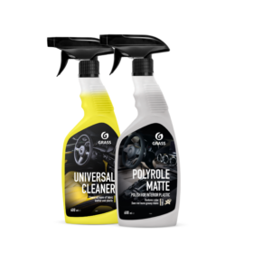 Salongi plastiku puhastus ja hooldus komplekt 2x750ml