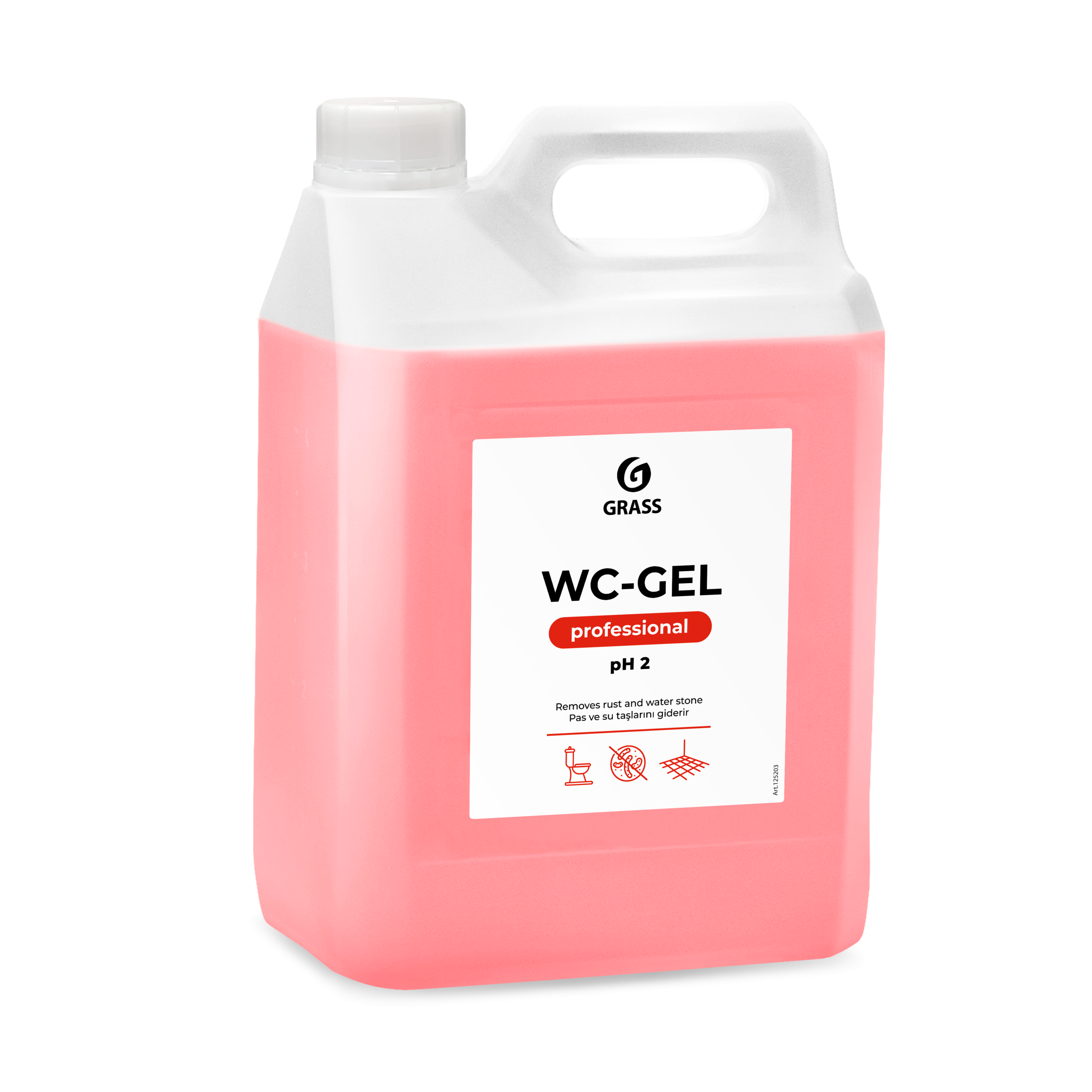 Sanitaartehnika puhastusvahend WC-gel (kanister 5,3 kg)