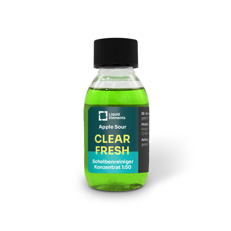 Klaasipesuvedeliku kontsentraat Liquid Elements CLEAR FRESH 100 ml Õuna lõhnaga